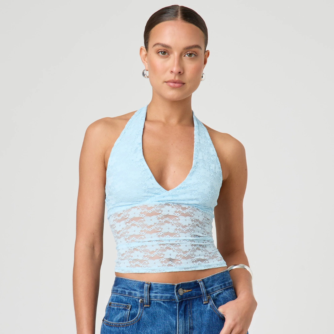 CORAL LACED TANK TOP