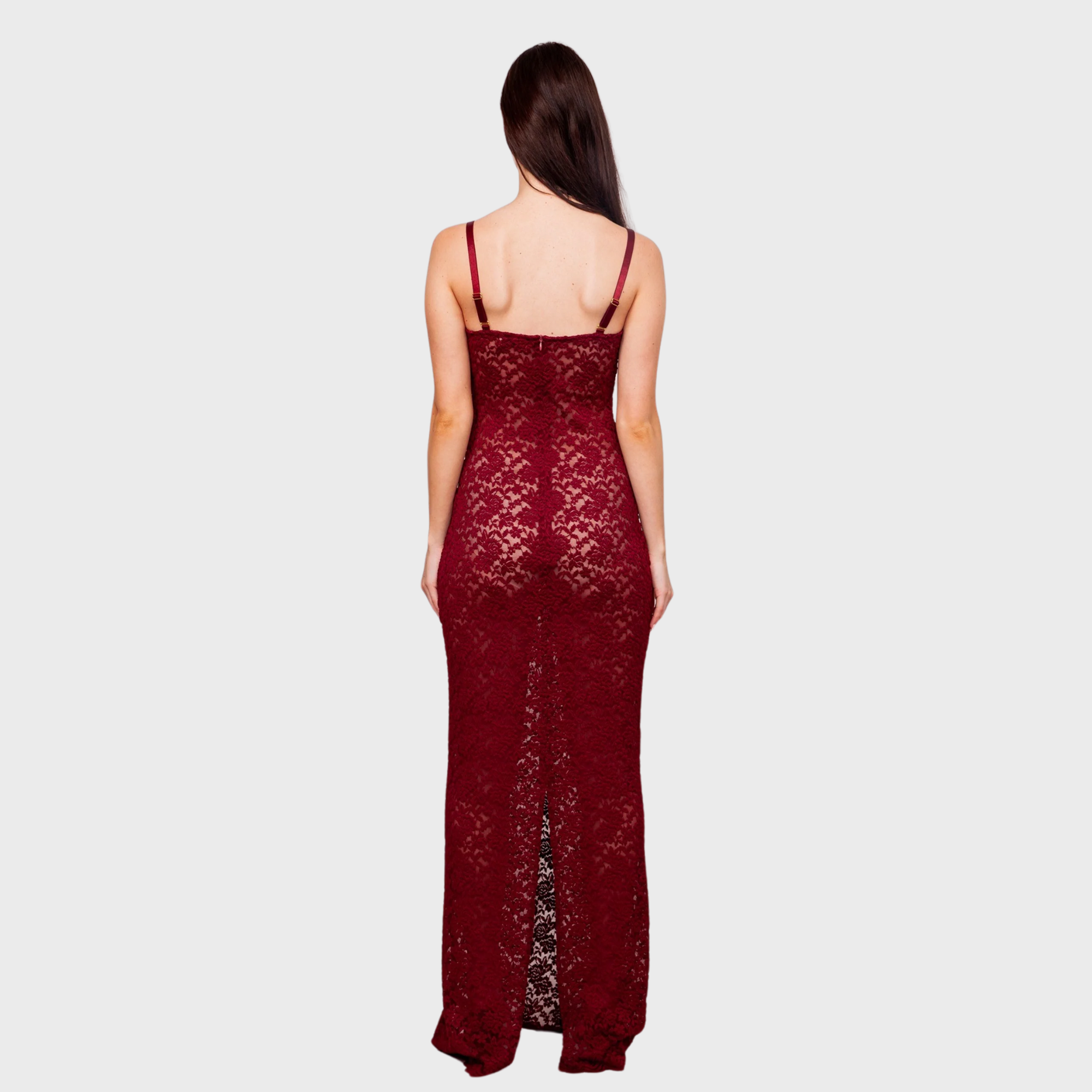 MALBEC LACE MAXI
