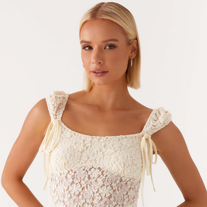 CREAM LACE