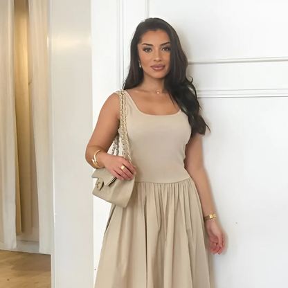 SATINE DRAPE SKIRT