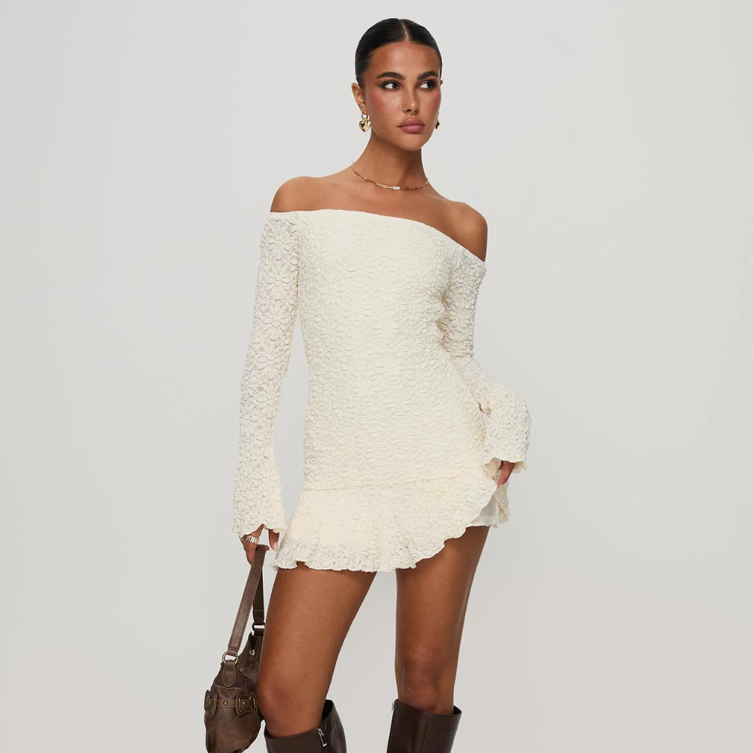 VELLE LACE MINI DRESS